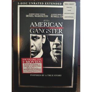 American Gangster 2-Disc Unrated Extended Edition DVD With Alternate Ending